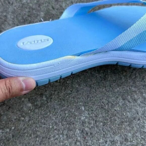 Vans Sandals Blue Women’s Size 7 - Picture 8 of 11